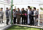 زمین‌های ورزشی چندمنظوره آستان قدس رضوی در حاشیه شهر مشهد افتتاح شد