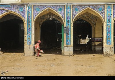 سیل در امامزاده داوود (ع)