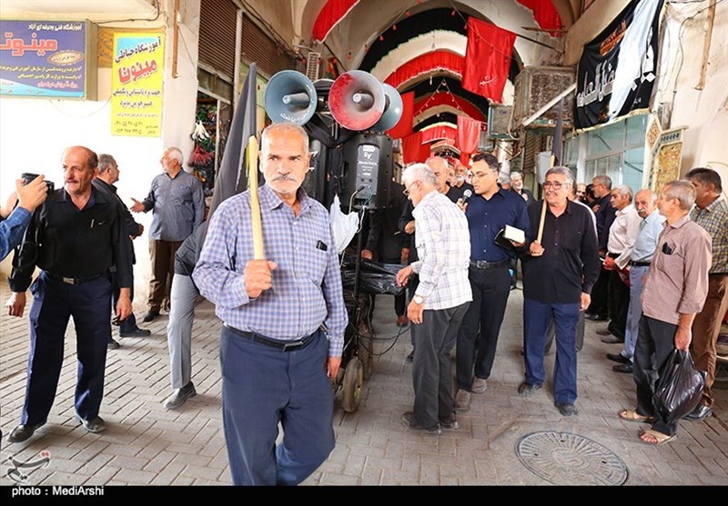 برپایی آیین ملی &quot; چاووش‌خوانی عزای امام حسین(ع) &quot; در کاشان +تصاویر