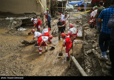 سیل در امامزاده داوود (ع)