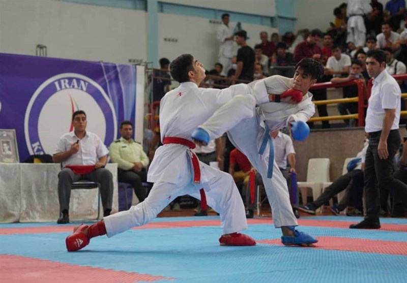 معرفی نفرات برتر روز نخست مسابقات کاراته قهرمانی کشور در رده پایه پسران