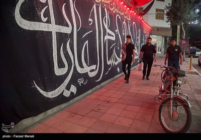 عزاداری شب سوم محرم در کرمانشاه