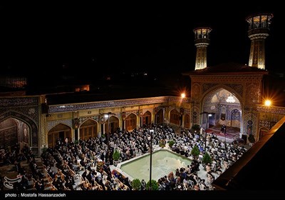 عزاداری شب سوم محرم در مسجد جامع گلشن گرگان