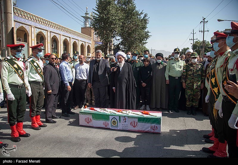 پیکر شهید مدافع امنیت مهدی دامن باغ - کرمانشاه