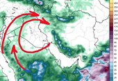 پیش‌بینی بارندگی در استان خوزستان