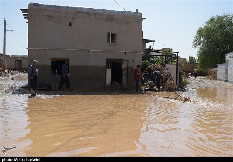 جبران خسارت لوازم خانگی سیل آهنگران/ تامین اعتبار برای جبران خسارت دامداران