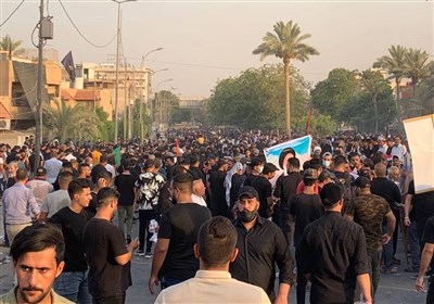 درخواست قیس الخزعلی از تظاهرات‌کنندگان برای بازگشت به خانه/ قطعنامه پایانی تظاهرات حمایت از نهادهای قانونی عراق