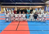 حضور دبیر شورای عالی مناطق آزاد در تمرین تیم ملی کاراته
