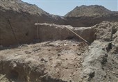 کشف اتفاقی سازه تاریخی حین خاک‌برداری در شهرستان زاوه