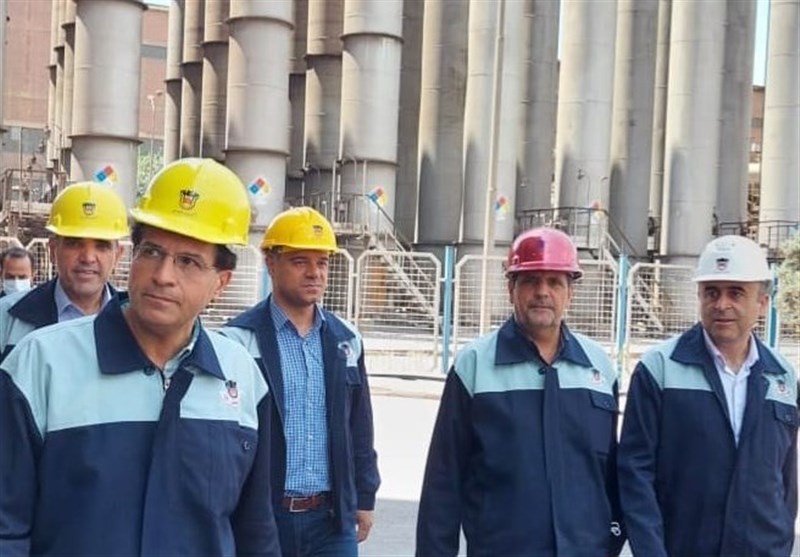 بازدید مدیرعامل ذوب آهن اصفهان از تعمیرات کارگاه اکسیژن شرکت