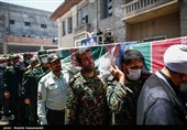 استقبال از 5 شهید مدافع حرم خان طومان در استان گلستان
