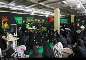 کارگاه دوخت ،بسته بندی لباس شیرخوارگان حسینی و چادر متبرک حضرت رقیه (س) در قزوین