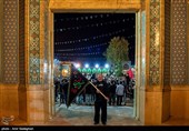 مراسم عزاداری شب پنجم محرم در حرم مطهر حضرت شاهچراغ (ع)