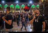 مراسم عزاداری شب پنجم محرم در حرم مطهر حضرت شاهچراغ (ع)