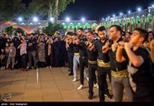 مراسم عزاداری شب پنجم محرم در حرم مطهر حضرت شاهچراغ (ع)