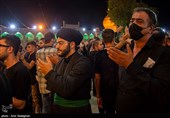 مراسم عزاداری شب پنجم محرم در حرم مطهر حضرت شاهچراغ (ع)