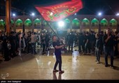 مراسم عزاداری شب پنجم محرم در حرم مطهر حضرت شاهچراغ (ع)