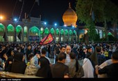 مراسم عزاداری شب پنجم محرم در حرم مطهر حضرت شاهچراغ (ع)