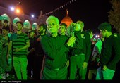 مراسم عزاداری شب پنجم محرم در حرم مطهر حضرت شاهچراغ (ع)