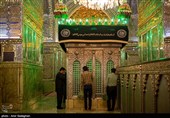 مراسم عزاداری شب پنجم محرم در حرم مطهر حضرت شاهچراغ (ع)