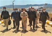 وزیر کشور برای بازدید از مناطق سیل زده وارد یاسوج شد