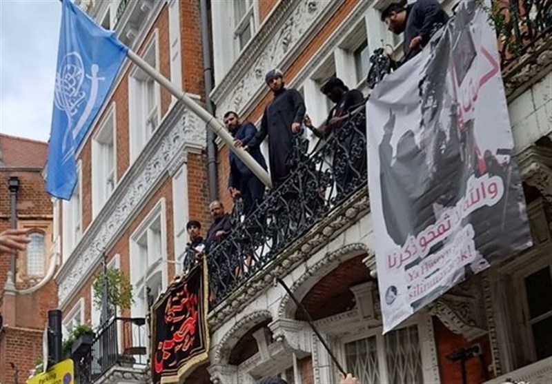 حمله عوامل صادق شیرازی به سفارت جمهوری آذربایجان در لندن