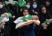 آیین شیرخوارگان حسینی در استان خراسان جنوبی برگزار شد