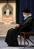 دومین شب عزاداری محرم با حضور رهبر معظم انقلاب در حسینیه  امام خمینی(ره)