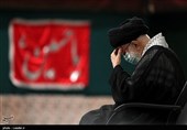 دومین شب عزاداری محرم با حضور رهبر معظم انقلاب در حسینیه  امام خمینی(ره)