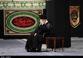 دومین شب عزاداری محرم با حضور رهبر معظم انقلاب در حسینیه  امام خمینی(ره)