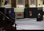 دومین شب عزاداری محرم با حضور رهبر معظم انقلاب در حسینیه  امام خمینی(ره)