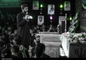 زمزمه سید رضا نریمانی زیر بیرق سید و سالار شهیدان + تصاویر و فیلم