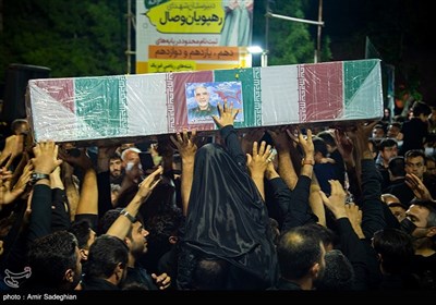 مراسم عزاداری شب هشتم محرم در هیئت رهپویان وصال شیراز