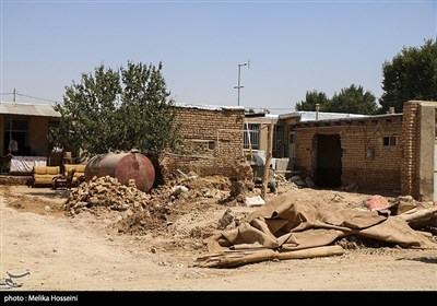 بازدید رییس سازمان مدیریت بحران کشور از مناطق سیل زده روستای آهنگران