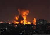 طائرات الاحتلال تستهدف نقطة رصد للمقاومة شرق مدینة غزة