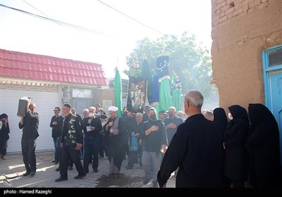 آیین علم گردانی در روستای درسجین شهرستان ابهر