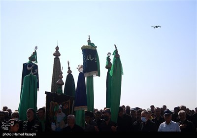 آیین علم گردانی در روستای درسجین شهرستان ابهر