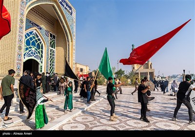 مراسم عزاداری تاسوعای حسینی در لامرد