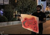 استان سمنان در شب عاشورای حسینی اشک ماتم ریخت + تصویر