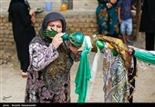 آیین علم‌گردانی روز تاسوعا در روستای زیارت گرگان
