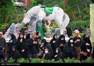 مراسم عزاداری تاسوعای حسینی در رشت 