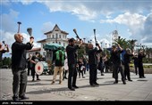 مراسم عزاداری تاسوعای حسینی در رشت 