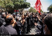 مراسم عزاداری تاسوعای حسینی در قزوین