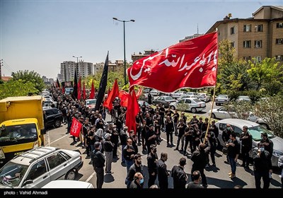 عزاداری تاسوعای حسینی در غرب تهران