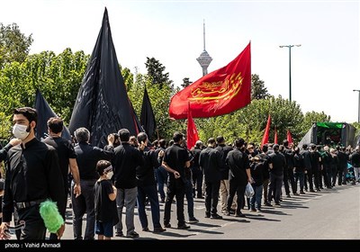 عزاداری تاسوعای حسینی در غرب تهران