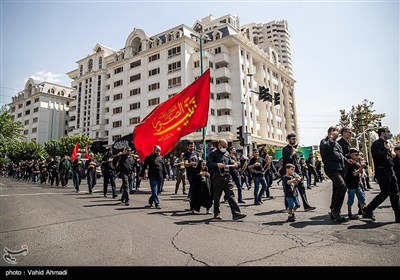 عزاداری تاسوعای حسینی در غرب تهران