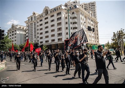 عزاداری تاسوعای حسینی در غرب تهران