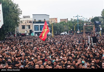 اجتماع عزاداران حسینی در روز تاسوعا - اردبیل