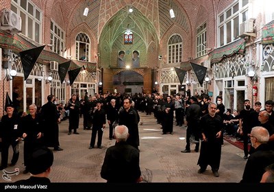 عزاداری تاسوعا در بازار تبریز