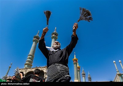 عزاداری تاسوعا در حرم حضرت معصومه (س)